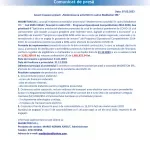 Comunicat incepere proiect MADBETON S.R.L